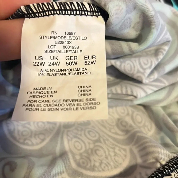 Swim Solutions Tankini Top - Picture 9 of 10